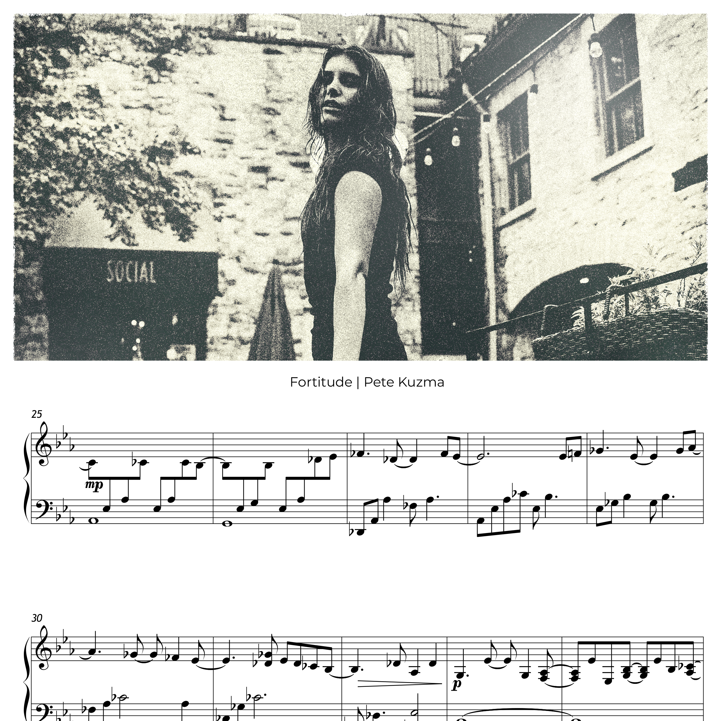 Fortitude – Piano Sheet Music (PDF) by Pete Kuzma