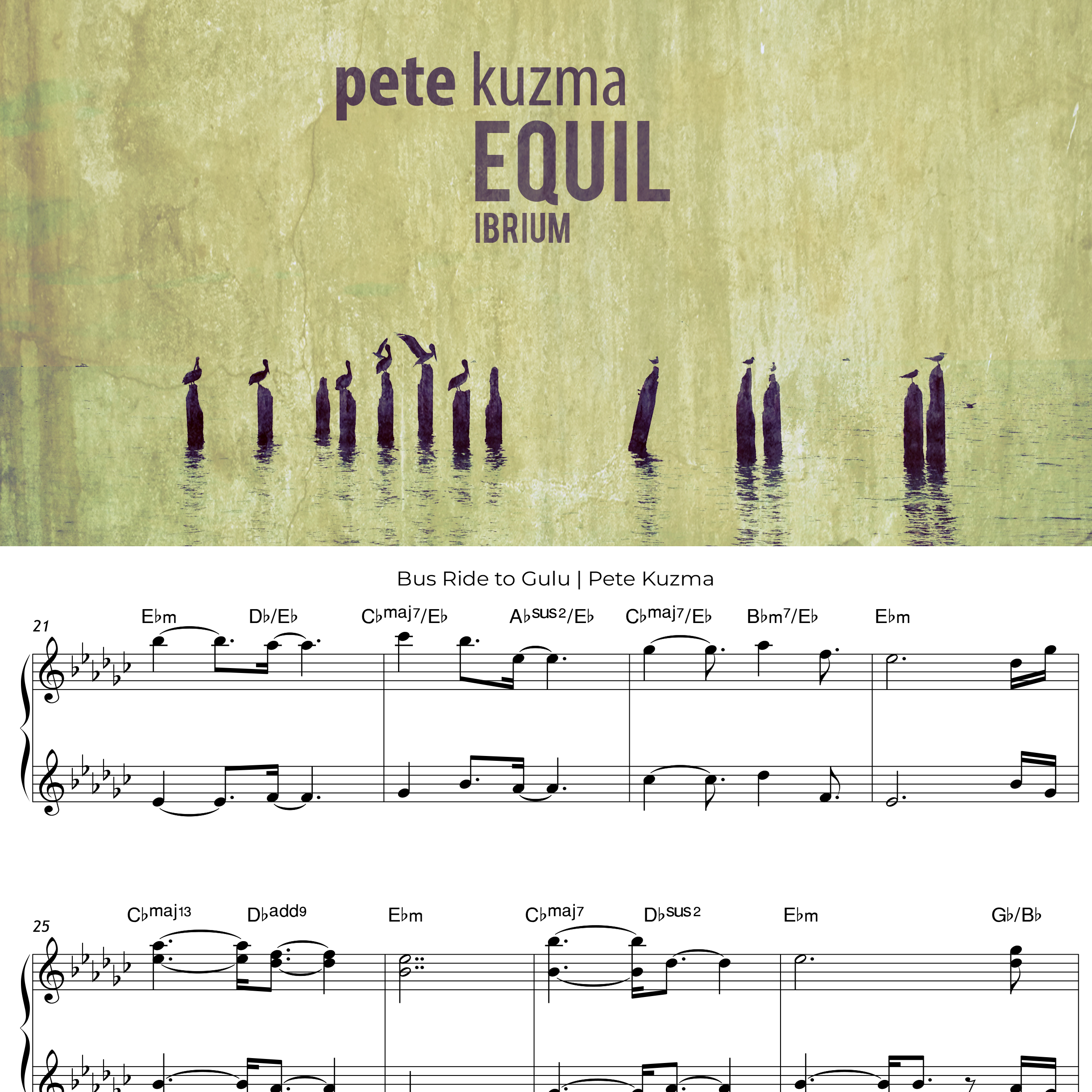 Bus Ride to Gulu – Piano Sheet Music (PDF) by Pete Kuzma