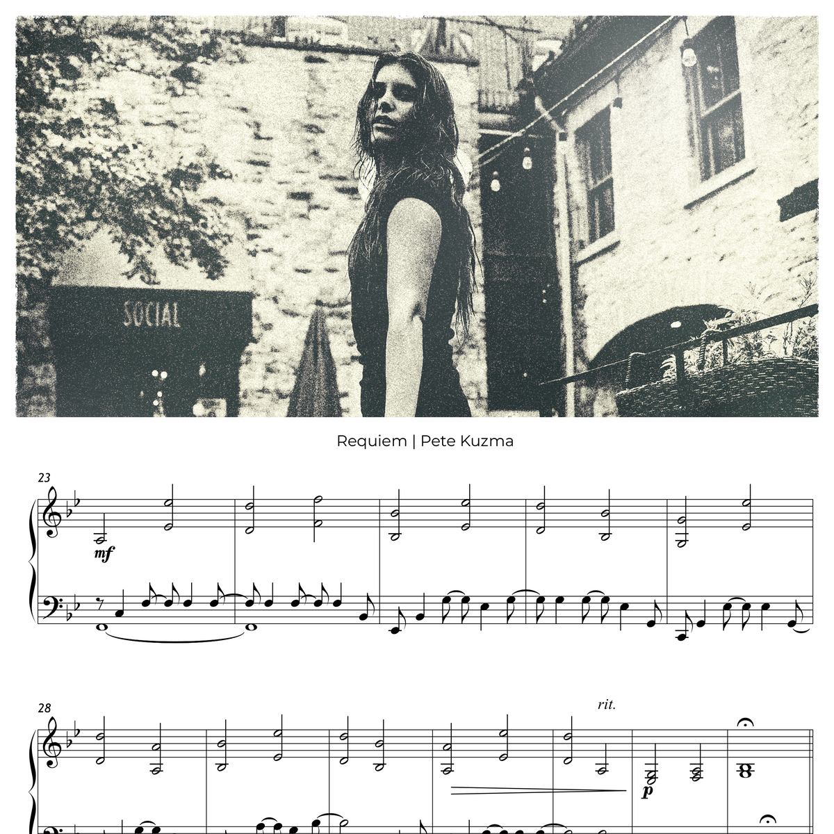 Requiem – Piano Sheet Music (PDF) by Pete Kuzma